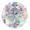 2.5mm - Faceted Round Zirconia Aurora Borealis