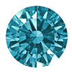 1.5mm - Faceted Round Zirconia Blue Zircon