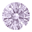 3mm - Faceted Round Zirconia Lavender