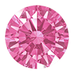 4mm - Faceted Round Zirconia Pink Tourmaline