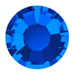 4mm - Faceted Flat Back Flat Back Cobalt