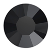 4mm - Faceted Flat Back Flat Back Jet