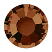4mm - Faceted Flat Back Flat Back Mocca