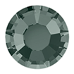 4mm - Faceted Flat Back Flat Back Silver Night