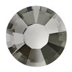 4mm - Faceted Flat Back Synthethic Black Diamond