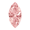 3mmx1.5mm - Faceted Marquise Cut Ceramic Dusty Morganite