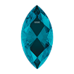 4mmx2mm - Faceted Marquise Cut Ceramic London Blue