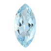 4mmx2mm - Faceted Marquise Cut Genuine Aquamarine