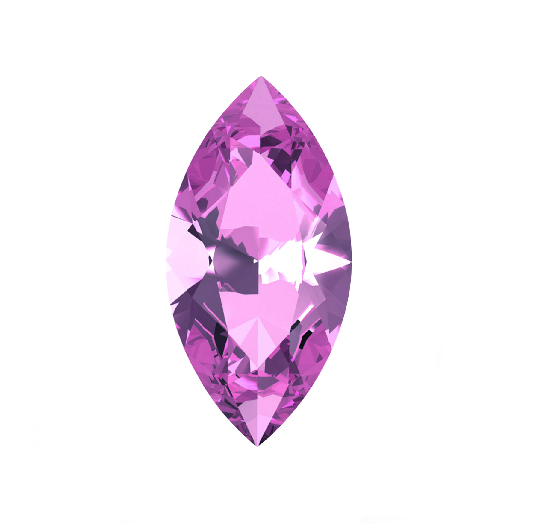 4mmx2mm - Faceted Marquise Cut Genuine SA Pink