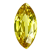 3mmx1.5mm - Faceted Marquise Cut Genuine SA Yellow