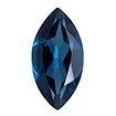 6mmx3mm - Faceted Marquise Cut Passion Topaz London Blue