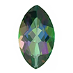 3mmx1.5mm - Faceted Marquise Cut Passion Topaz Mystic Green