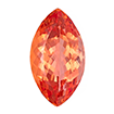 4mmx2mm - Faceted Marquise Cut Passion Topaz Salmon