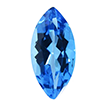 4mmx2mm - Faceted Marquise Cut Passion Topaz Swiss Blue