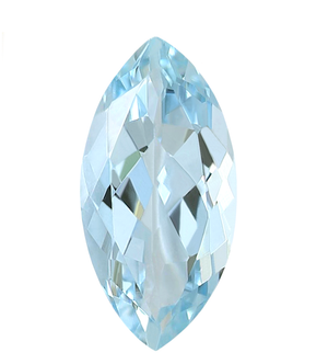4mmx2mm - Faceted Marquise Cut Zirconia Aquamarine