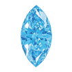 8mmx4mm - Faceted Marquise Cut Zirconia Arctic Blue