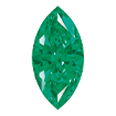 4mmx2mm - Faceted Marquise Cut Zirconia Green