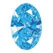 6mmx8mm - Faceted Oval Cut Zirconia Arctic Blue