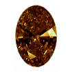 6mmx8mm - Faceted Oval Cut Zirconia Brown