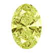 6mmx8mm - Faceted Oval Cut Zirconia Citrine