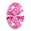 6mmx8mm - Faceted Oval Cut Zirconia Pink Tourmaline