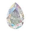 2mmx3mm - Faceted Pear Cut Zirconia Aurora Borealis
