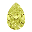 5mmx8mm - Faceted Pear Cut Zirconia Citrine