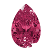 2mmx3mm - Faceted Pear Cut Zirconia Red