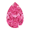 2mmx3mm - Faceted Pear Cut Zirconia Salmon Pink