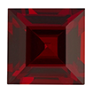 4mm - Faceted Princess Cut Genuine Garnet