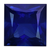 2mm - Faceted Princess Cut Genuine Sapphire