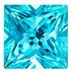 6mm - Faceted Princess Cut Passion Topaz