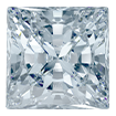 3mm - Faceted Princess Cut Zirconia
