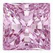 4mm - Faceted Princess Cut Zirconia Primrose