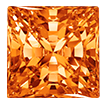 3mm - Faceted Princess Cut Zirconia