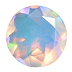 2.5mm - Faceted Round Synthetic Opal