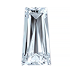 2mmx4mm - Faceted Tapered Zirconia CZ
