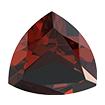 4mm - Faceted Trillion Cut Genuine Garnet