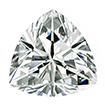 4mm - Faceted Trillion Cut Passion Topaz White Topaz
