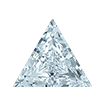 4mm - Faceted Trillion Cut Zirconia CZ