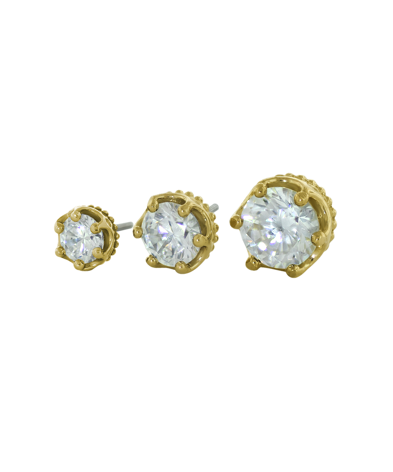 Earring Queen End-Faceted
