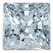 2.5mm - Faceted Princess Cut Zirconia CZ
