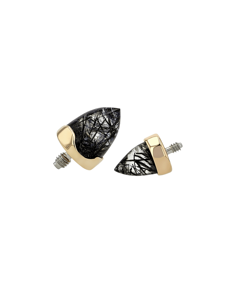 Threaded Prong Set Gem End-Cabochon