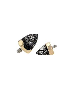 Threaded Prong Set Gem End-Cabochon