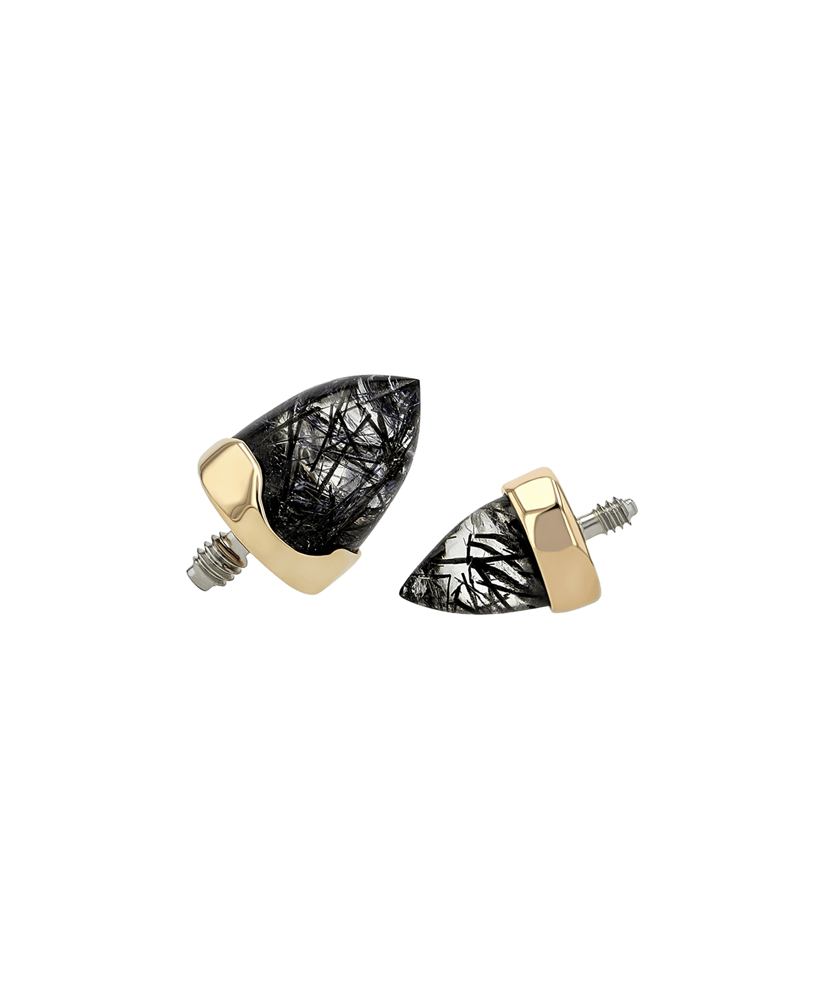 Threadless Prong Set Gem End-Cabochon