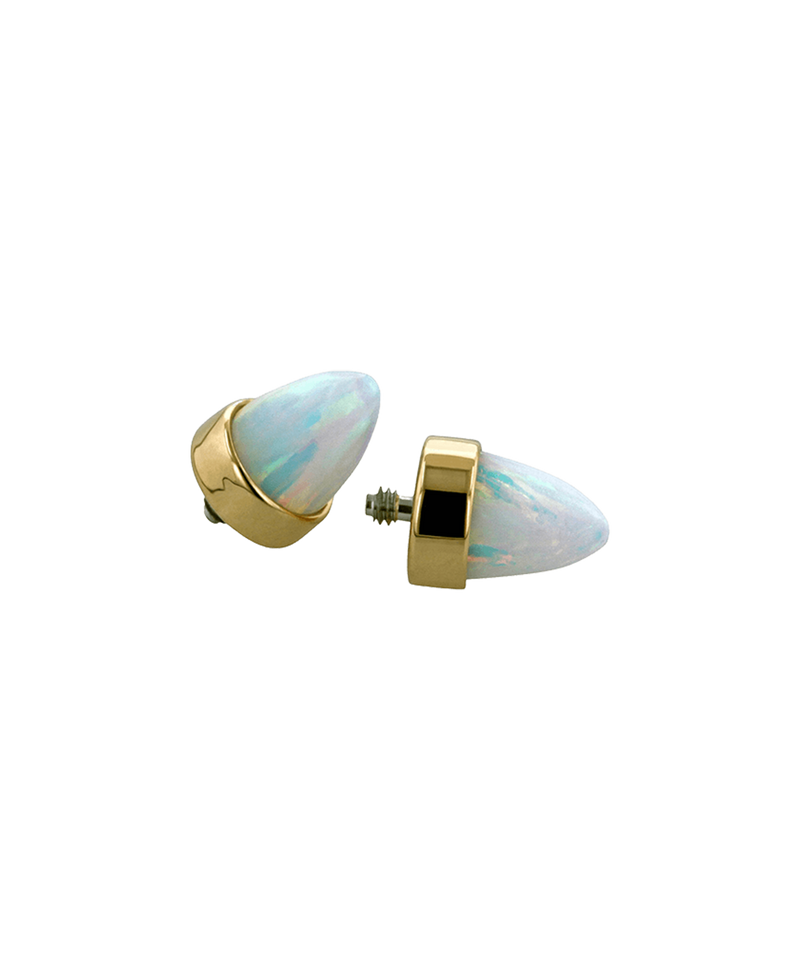 Threaded Bezel End - Cabochon