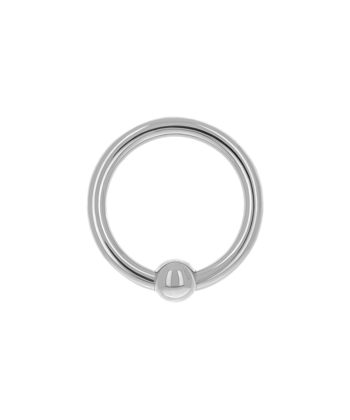 Captive Bead Ring with Bead - Niobium