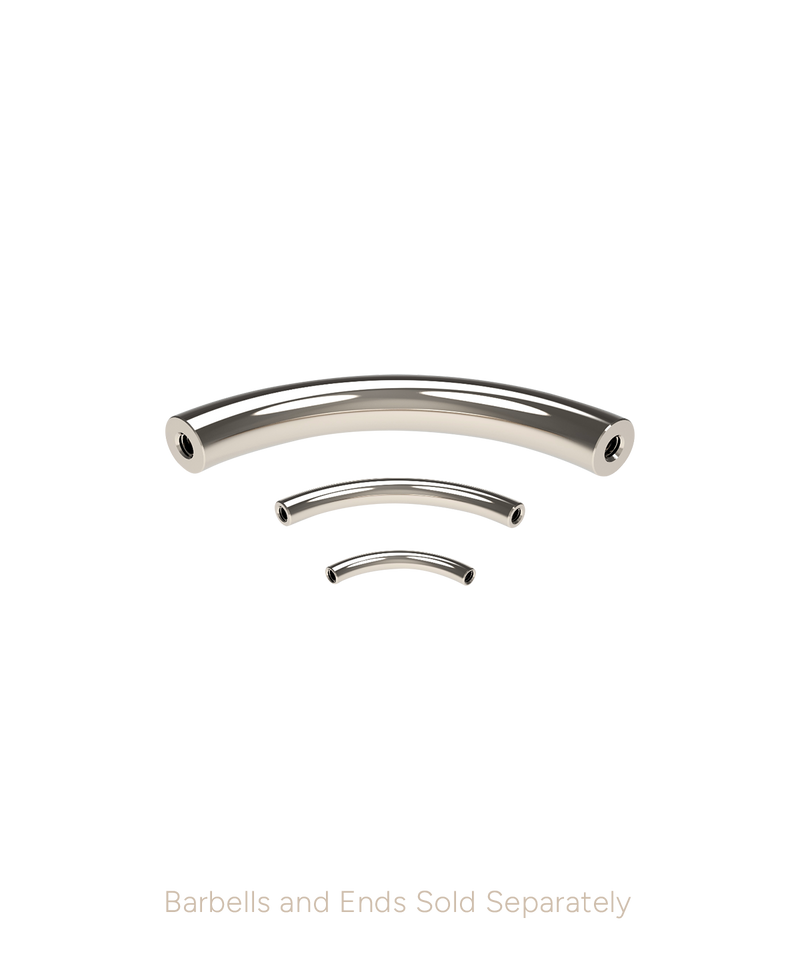 Threaded Curved Barbells  - Quick Ship