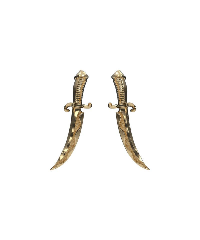Threadless Dagger Curved End