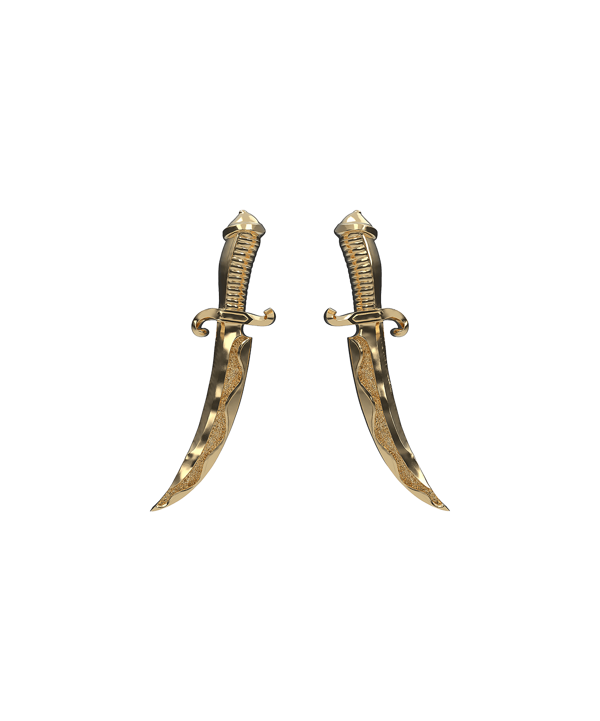 Threadless Dagger Curved End